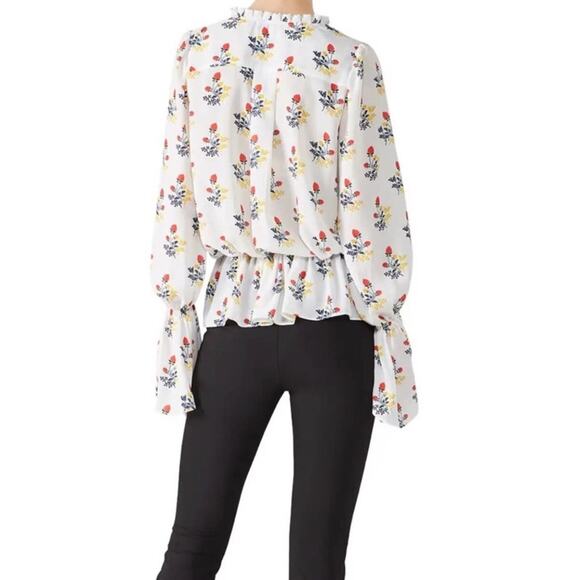 Derek Lam boho floral blouse Eu 40 - Picture 2 of 10